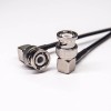 Right Angle BNC Cable Assembly Male to Male Connector for Cable RG174