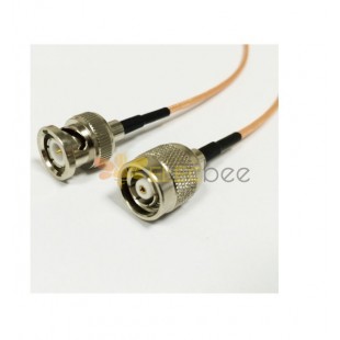 Cable RP TNC Macho a BNC Macho 8cm RG316