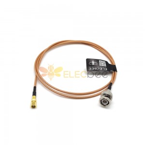 Connecteur SMC Droit Femelle à BNC Câble Coaxial Mâle Droit avec Câble RG316