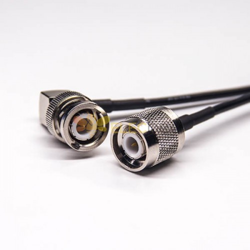 TNC Maschio a BNC Cavo maschio 90 Gradi RF Coax Cable Assemblaggio RG174