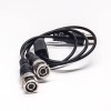 20pcs Video BNC Cable One Female to Two Male BNC RG174 Cable Assembly 40CM