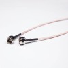 20 шт. кабель типа F для коаксиального кабеля 75 Ом коричневый RG179 припой с прямым штекером типа F