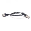 F Tipo Coaxial Cable Conector Masculino 180 Grau para Feminino Straight 50Ohm com RG179