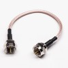 20 шт. F тип коаксиальный кабель прямой штекер к кабельной сборке прямой штекер