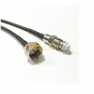 20 pièces RF câble connecteur F-type mâle à FME Jack connecteur adaptateur câble RG174 20cm