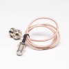 RF Cable TV Connector Female F to Male BNC RG179 Assembly 60cm