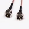 Cable coaxial RF Tipo F macho recto al conjunto recto macho tipo F