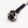 RF Conector Coaxial Cable Straight F Male to Straight F Female Cable Assembly com RG179