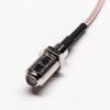 20 шт. RF разъем коаксиальный кабель прямой F штекер прямой F женский кабель в сборе с RG179