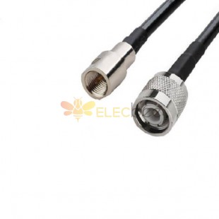 TNC Connector Male to FME Male RG58 Pigtail Cable 30CM