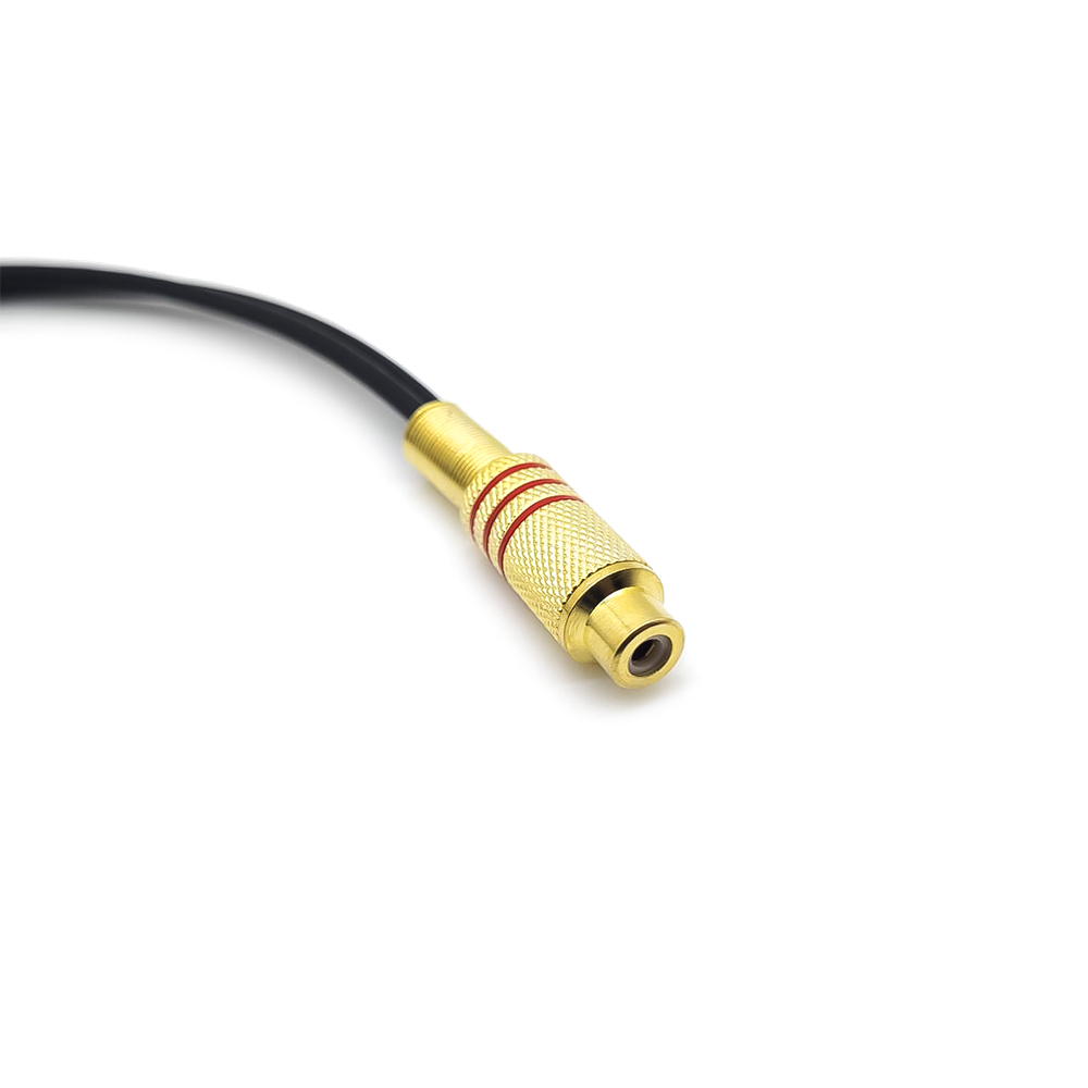 2 Into 1 câble RCA avec Fakra C Plug Male and Female Extension Cable RG174 20cm
