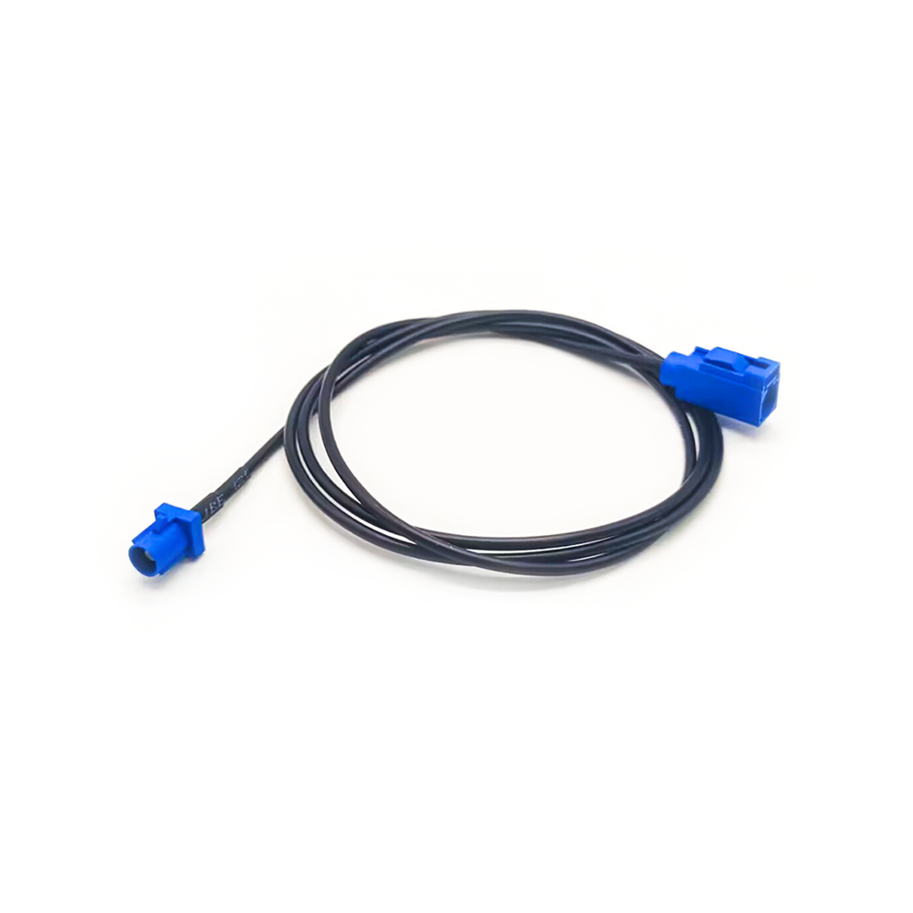 20 шт., кабель Fakra-Fakra, 1 м, синий C, гнездовой и штекерный, удлинительный кабель GPS-антенны RG174