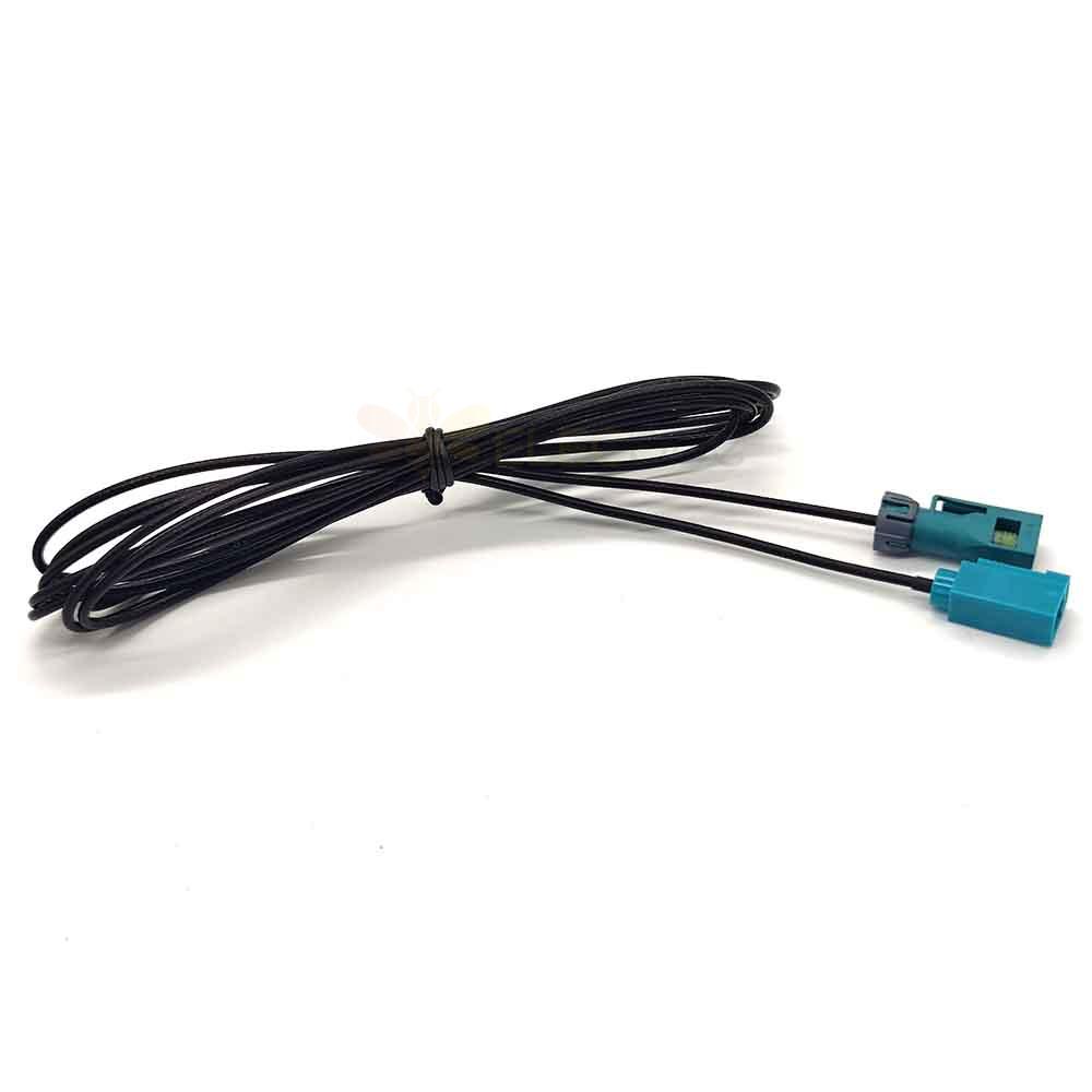 Fakra Cable Assembly Waterblue Z Female Waterproof to Fakra Z Straight Female Vehicle Extension Cable RG316 Universal 3m