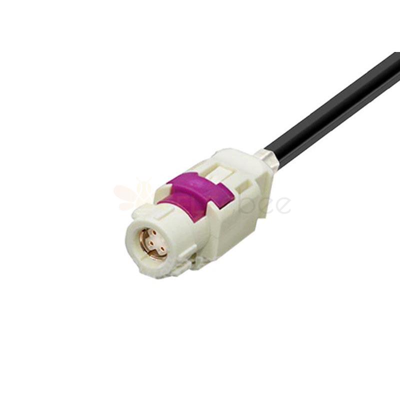 HSD LVDS B Plug to F Plug Male Cable Assembly Vehicle Car RGB Car Cable Extension 50CM