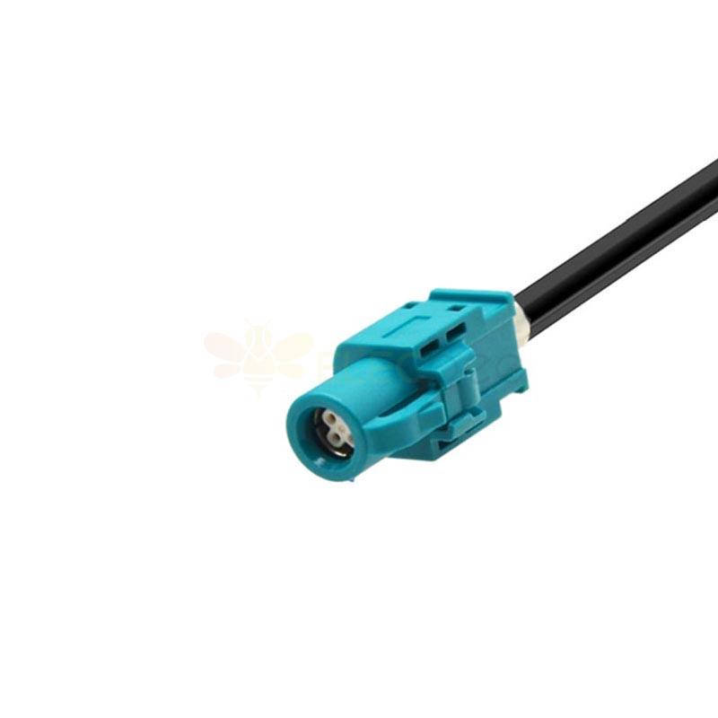 HSD LVDS Z Plug to Z Jack Straight Vehicle Car Camera Extension Cable Assembly 50CM