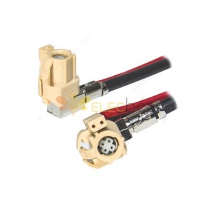 Buy LVDS Cable 1M with 6Pin J Code Female to Female Angled HSD Connector