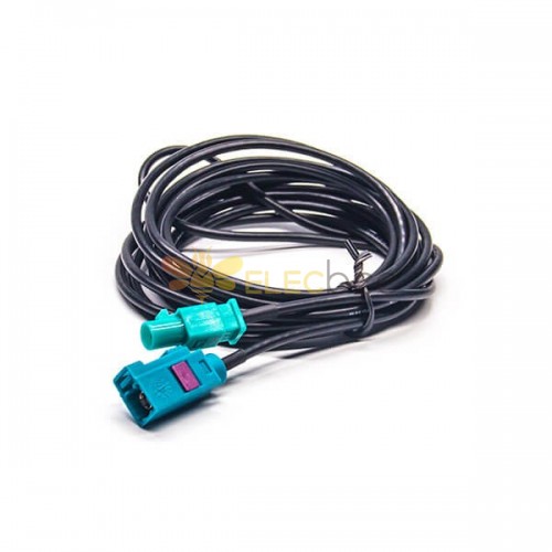 Coaxial to RF Cable RG174 with Fakra E Male to Fakra Z Female 5M