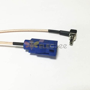 20pcs connecteur CRC9 câble d\'extension d\'antenne vers FAKRA C femelle RG178 15CM