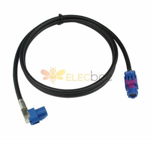 Fakra Antenna Connector Cable Assembly C Code Right Angle Female Jack To C Code Straight Jack Decar 535 120CM $43.99 1.76Ounce