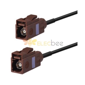 Fakra Antenna F Type Brown Femelle à Femelle Pigtail Cable Car Extension Câble 5m