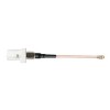 FAKRA B Code Threaded Straight Male Plug to IPX IPEX Vehicle Extension Cable Assembly RG178 50cm