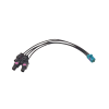 Fakra Cable Assembly Electric Male Female MATE-AX Connectors Automotive 4 Pin Cable 20CM