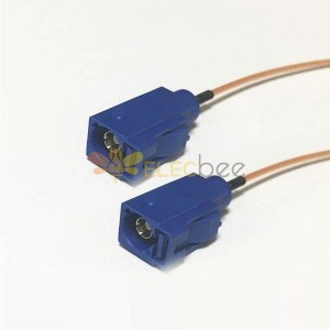 20 piezas Fakra Cable coaxial Fakra C hembra interruptor hembra con Cable RG178