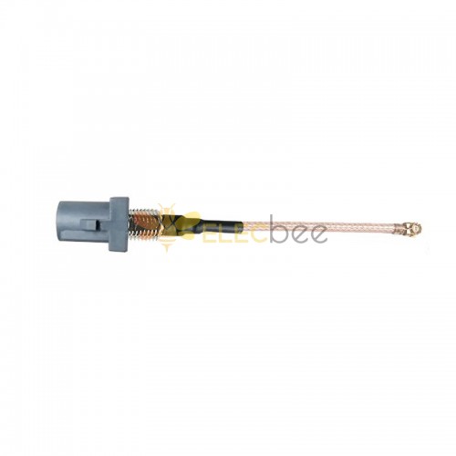 FAKRA G Прямой штекер с резьбой для автомобильного удлинительного кабеля IPX IPEX RG178 50 см