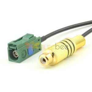 20 piezas Fakra GPS Cable RF Pigtail Fakra E hembra a RCA hembra RG174 15CM Cable