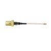 FAKRA Kurry K Male Threaded to IPX IPEX Vehicle extension Cable RG178 50cm