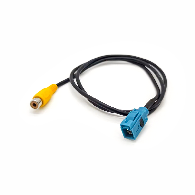 Fakra RCA Cable 1M for Reversing Camera Video Connection Parking Adapter of Vehicle 