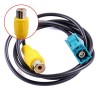 Fakra RCA Cable 1M for Reversing Camera Video Connection Parking Adapter of Vehicle 