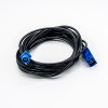 Fakra a Fakra Cable 1M azul C hembra a macho GPS cable de extensión de antena RG174