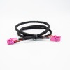 LVDS Kabelverlängerung 1M mit 6Pin H Code Buchse zu weiblichem Fakra HSD Stecker