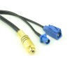 Fakra HSD LVDS Cable Fakra C Female and Male to RCA Female Connector RG174 15CM for GPS Antenna