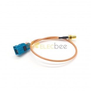SMA Coaxial Extension Cable Connector Fakra Z Femme à RP-SMA Jack Bulkhead Straight RG316 30cm