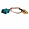 20pcs SMA Coaxial Extension Cable Connector Fakra Z Female to RP-SMA Jack Bulkhead Straight RG316 30cm