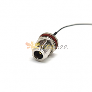 20pcs N Type Coaxial Cable Connector Jack to Ipex 1.37 Cable 15CM