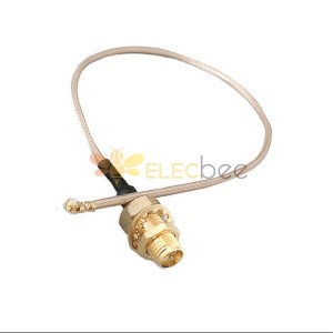 Cable Pigtail RP SMA Female to Ipex U.fl RG178 Cable Assembly 10CM