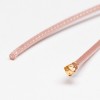 2pcs Coaxial Cable RF Conector com Brown IPEX para RG178 + TD