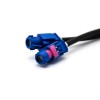 HSD 連接器4芯母頭轉母頭直式電纜線1米