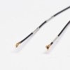 射頻同軸電纜RF0.81黑色IPEX Ⅴ接IPEX Ⅴ+鍍銀線扣 20Pcs
