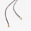 IPEX RF Coaxial Cable Manufacturers Black 0.81 with IPEX V. to IPEX V. and Gold-plated Buckle