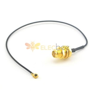 20pcs Ipex to SMA Cable OD1.13 15CM for WiFi Antenna