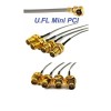 Cable SMA UFL RF U.FL(IPEX) a RP-SMA cola de cerdo hembra 1.13mm 15CM 4PCS para antena Wi-Fi