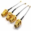 SMA UFL Cable RF U.FL(IPEX) to RP-SMA Female Pigtail 1.13mm 15CM 4PCS for Antenna Wi-Fi