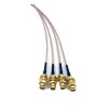 20 piezas UFL a RP SMA Cable 18CM con U.FL (IPEX) a RP-SMA hembra Pigtail antena Wi-Fi Coaxial RG-178 Cable de baja pérdida
