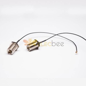 Use MHF Cable Coax Connector IPEX Ⅰ with RF1.13 Black FME Male