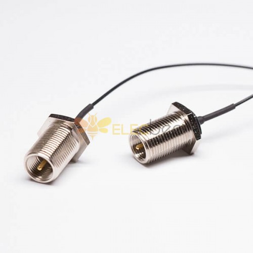 20 قطعة استخدم MHF Cable Coax Connector IPEX Ⅰ with RF1.13 Black FME Male