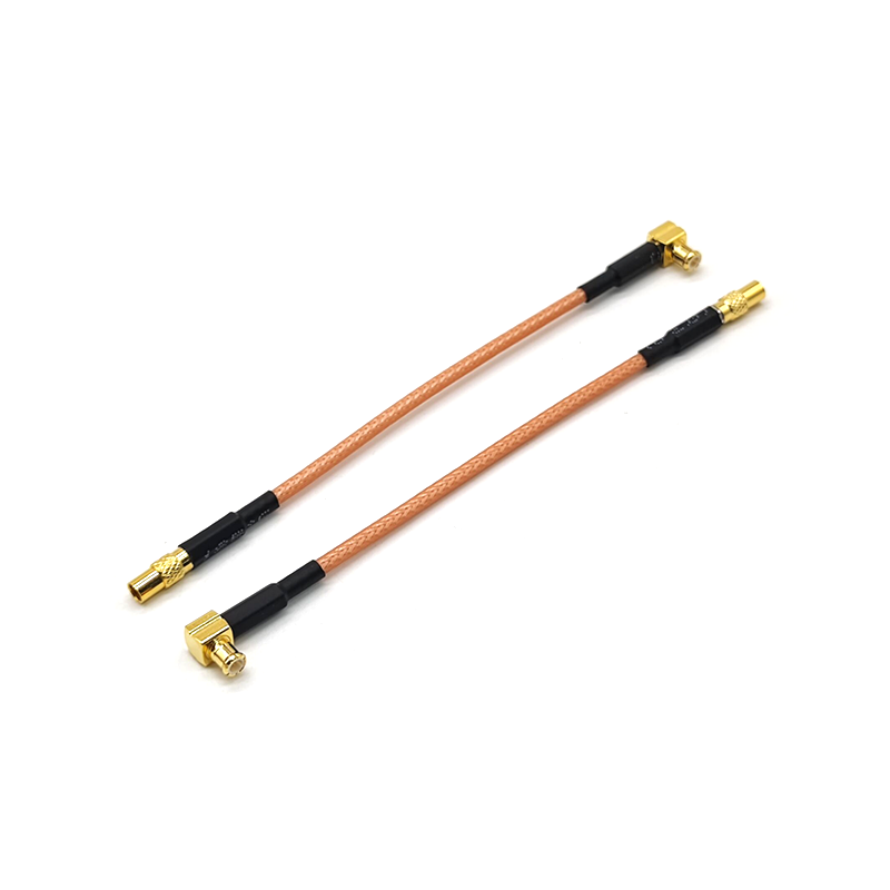20 Stück MCX-zu-MMCX-Kabel, abgewinkelter Stecker auf 180-Grad-Buchse mit RG316
